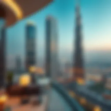 Prime Location of Al Diwan Tower Aerial view of Al Diwan Tower's prime location