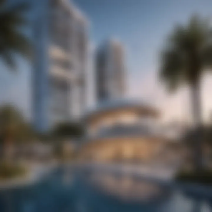 Architectural design of Damac Bay's Edge