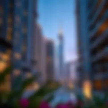 Architectural Elegance of Damac Towers Paramount Stunning view of Damac Towers Paramount showcasing architectural elegance