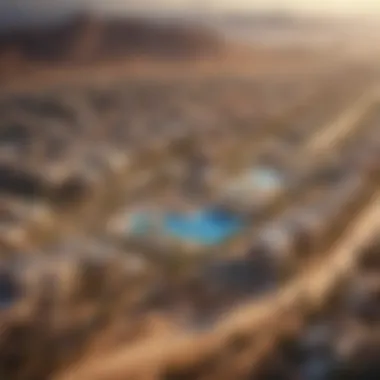 Stunning Overview of Nad Al Hamar Panoramic view of Nad Al Hamar community