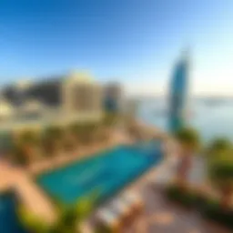 Lush views from Damac Maison Bays Edge overlooking the waterfront
