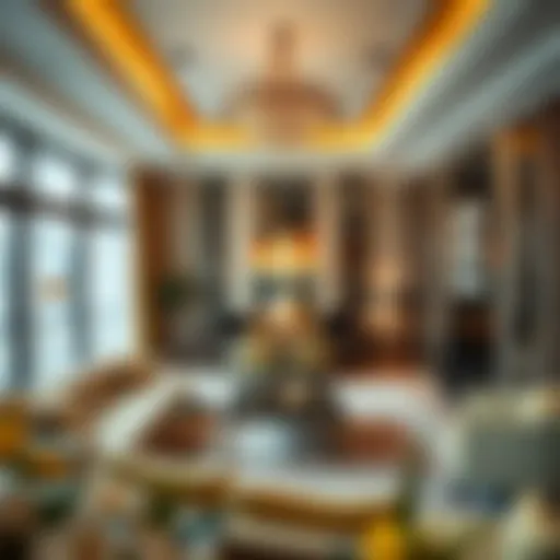 Luxury apartment interior showcasing elegant design