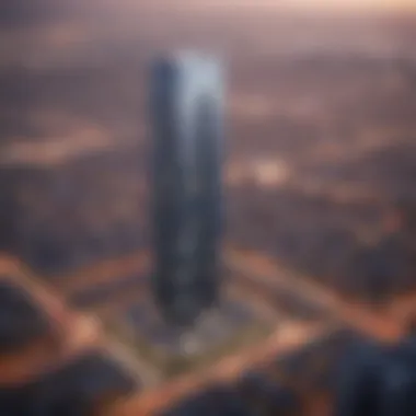 Prime location of Index Tower within Dubai's urban landscape