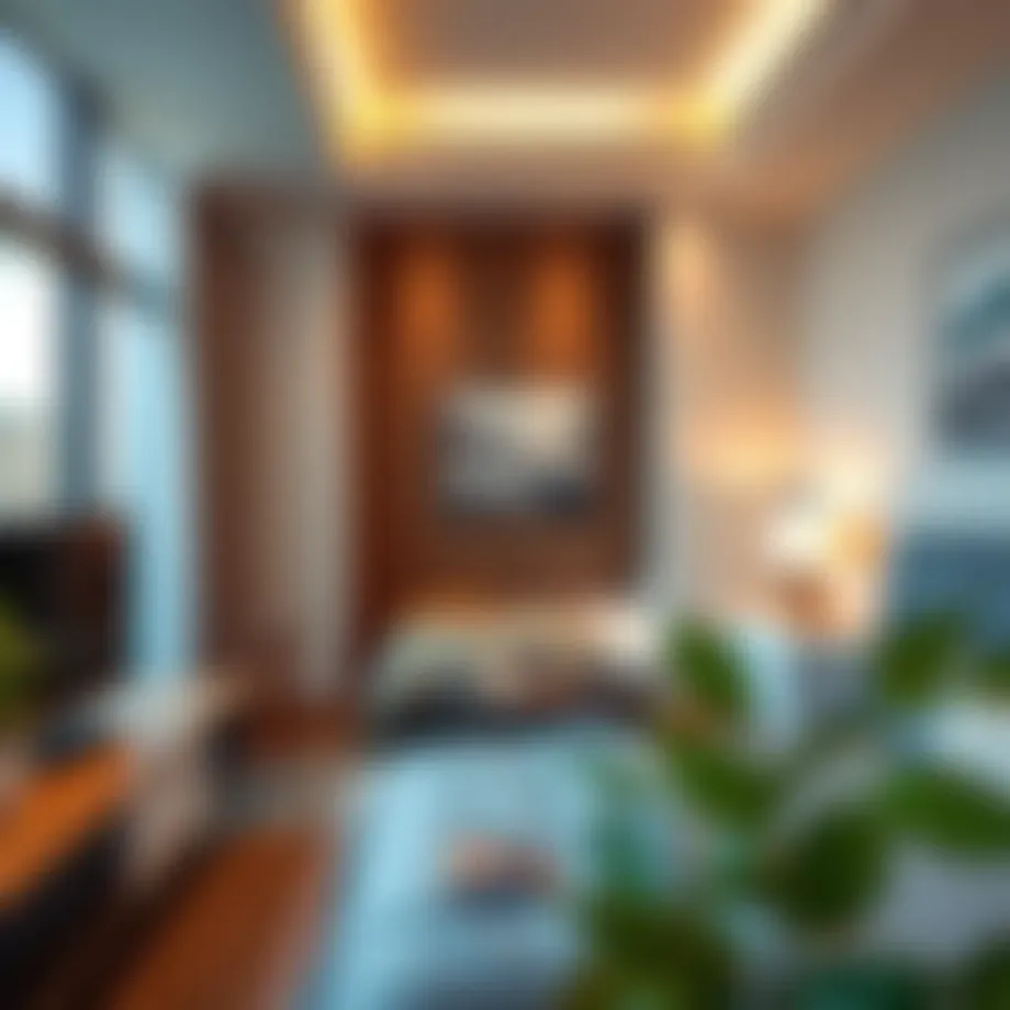 Cozy bedroom setup in a rental room