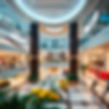 Spacious Shopping Areas Inside Union Coop Al Nahda Interior layout of Union Coop Al Nahda highlighting shopping areas