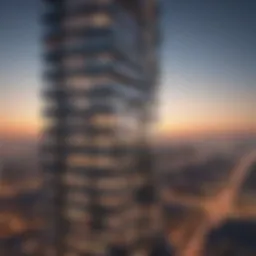 Stunning architectural view of Lynx Tower