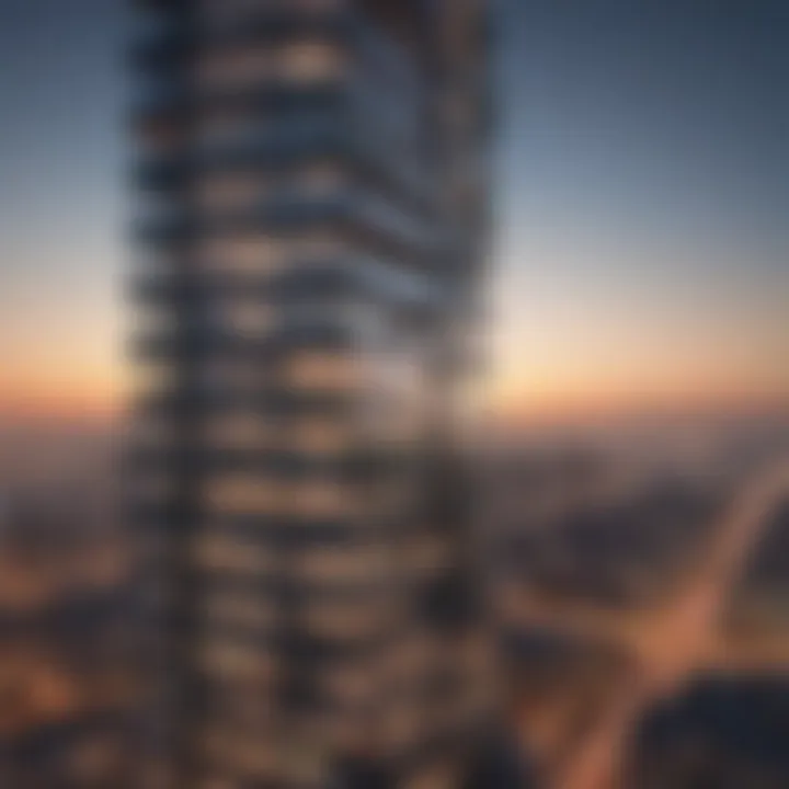 Stunning architectural view of Lynx Tower