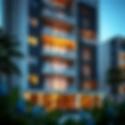 Exterior view of Pagani Apartments showcasing modern architecture