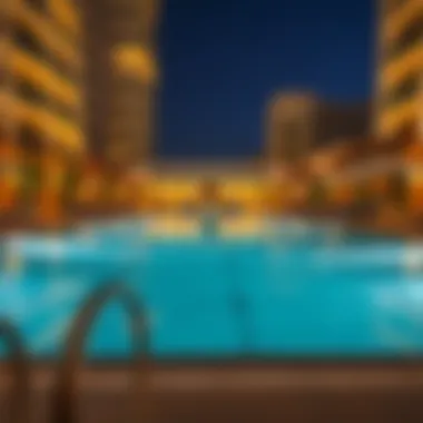 Luxurious amenities offered in Dubai shoreline apartments including pools and gyms